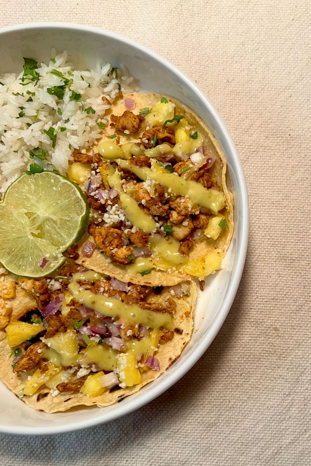 al pastor chicken tacos